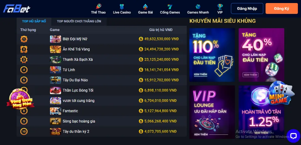 Bắn Cá Rồng okevip code